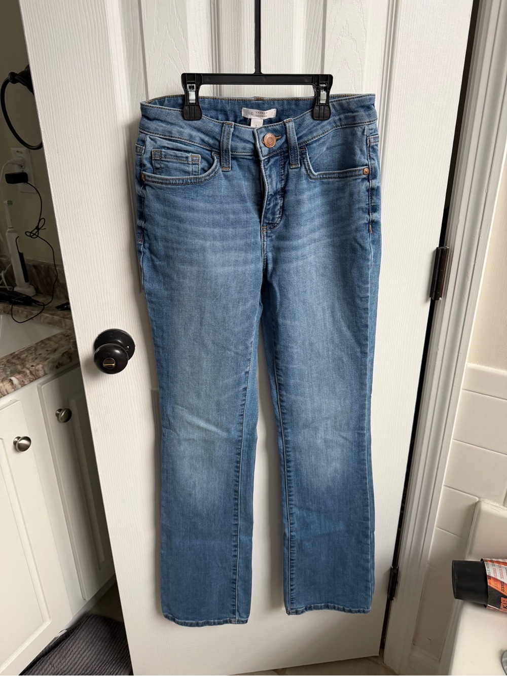 LC Lauren Conrad Light Blue Straight-Leg Jeans